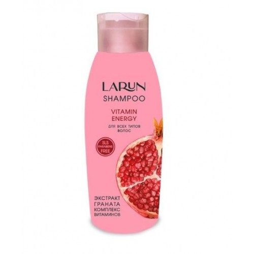 LARUN Шампунь для всех типов волос Vitamin Energy 500мл